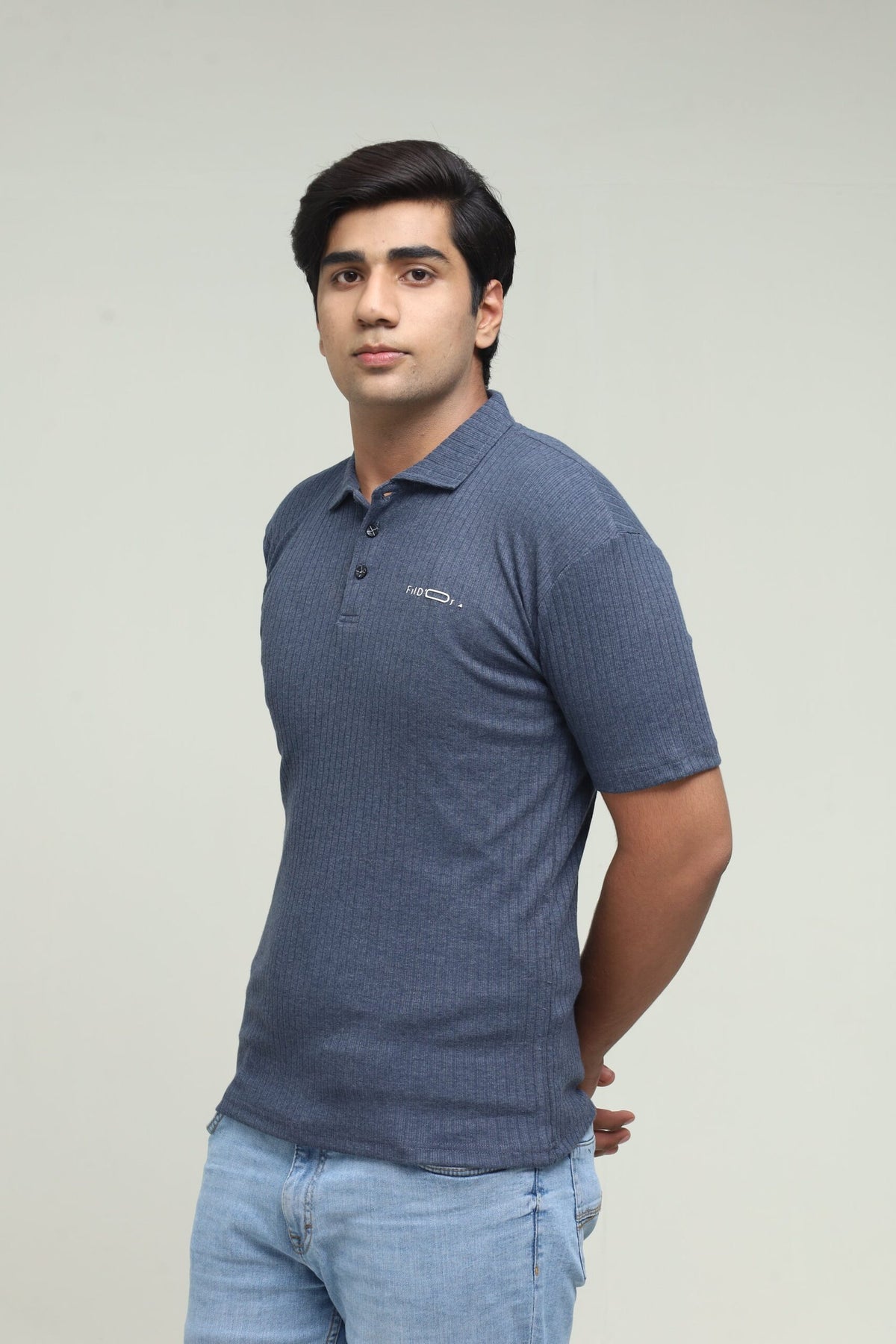MEN’S DROP NEEDLE POLO SHIRT
