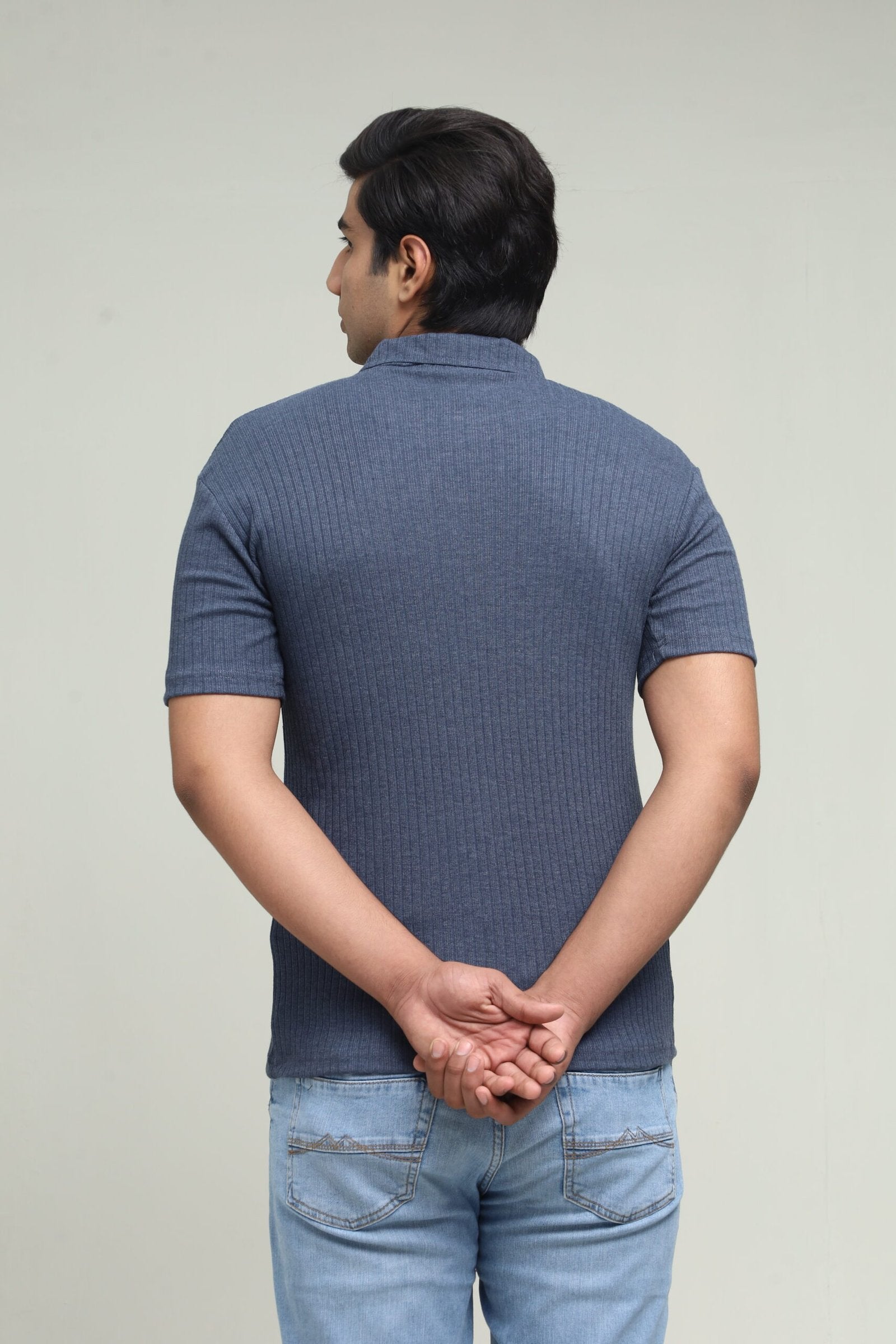 MEN’S DROP NEEDLE POLO SHIRT