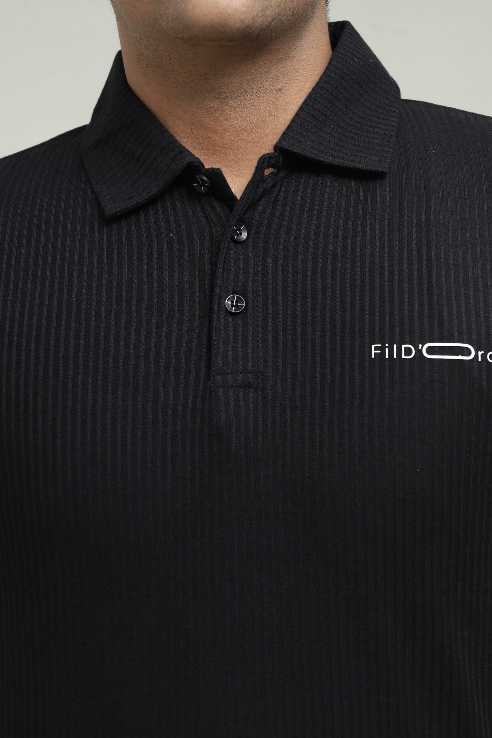 MEN’S DROP NEEDLE POLO SHIRT
