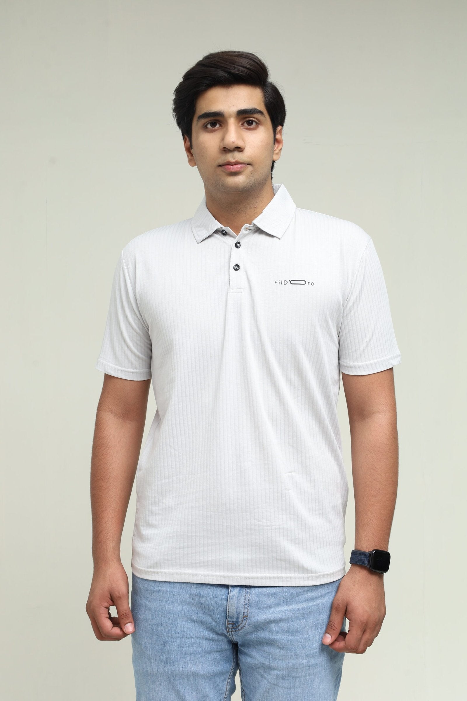 MEN’S DROP NEEDLE POLO SHIRT